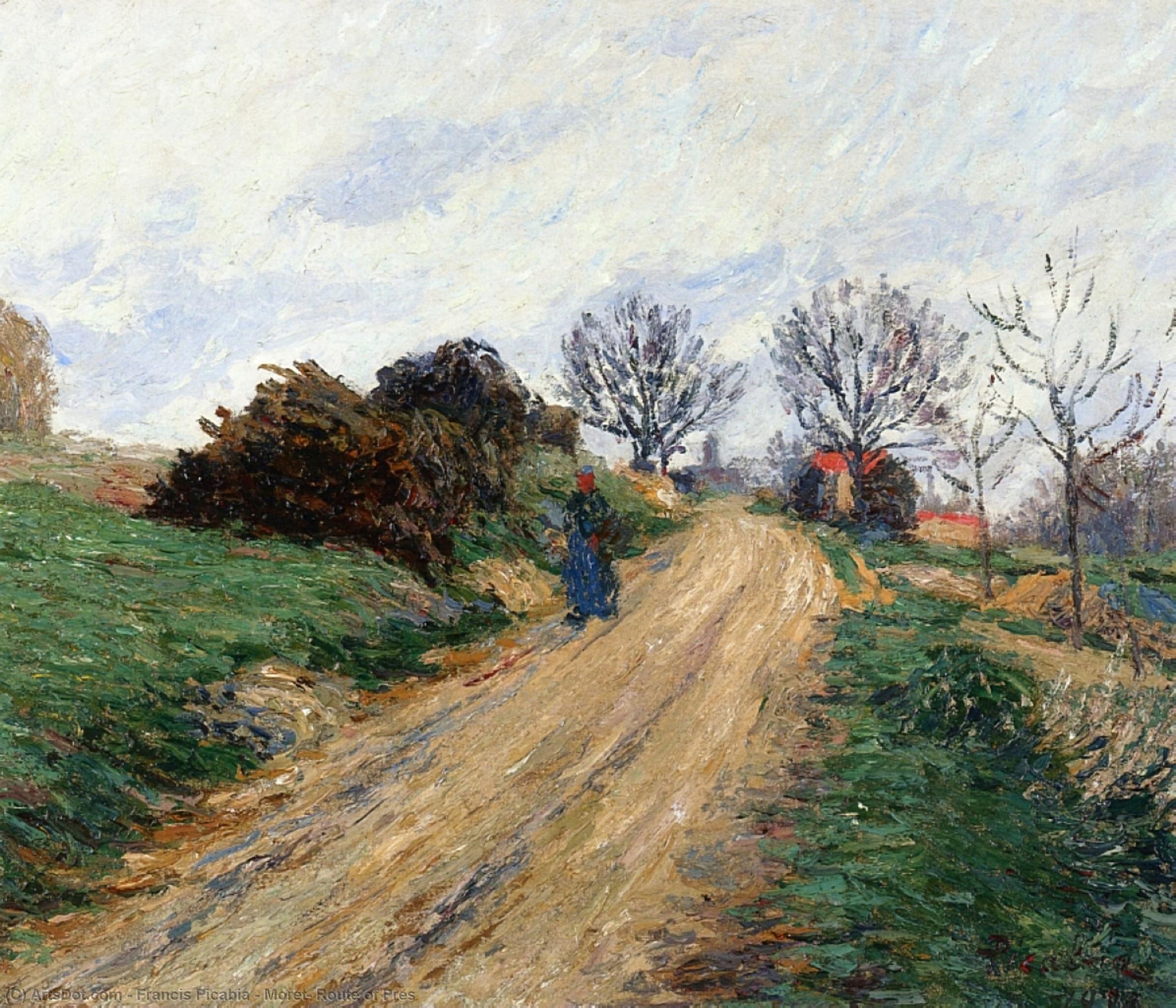 WikiOO.org - Енциклопедія образотворчого мистецтва - Живопис, Картини
 Francis Picabia - Moret, Route of Pres