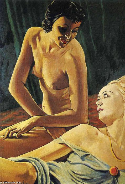 Wikioo.org - The Encyclopedia of Fine Arts - Painting, Artwork by Francis Picabia - The brunette and blonde