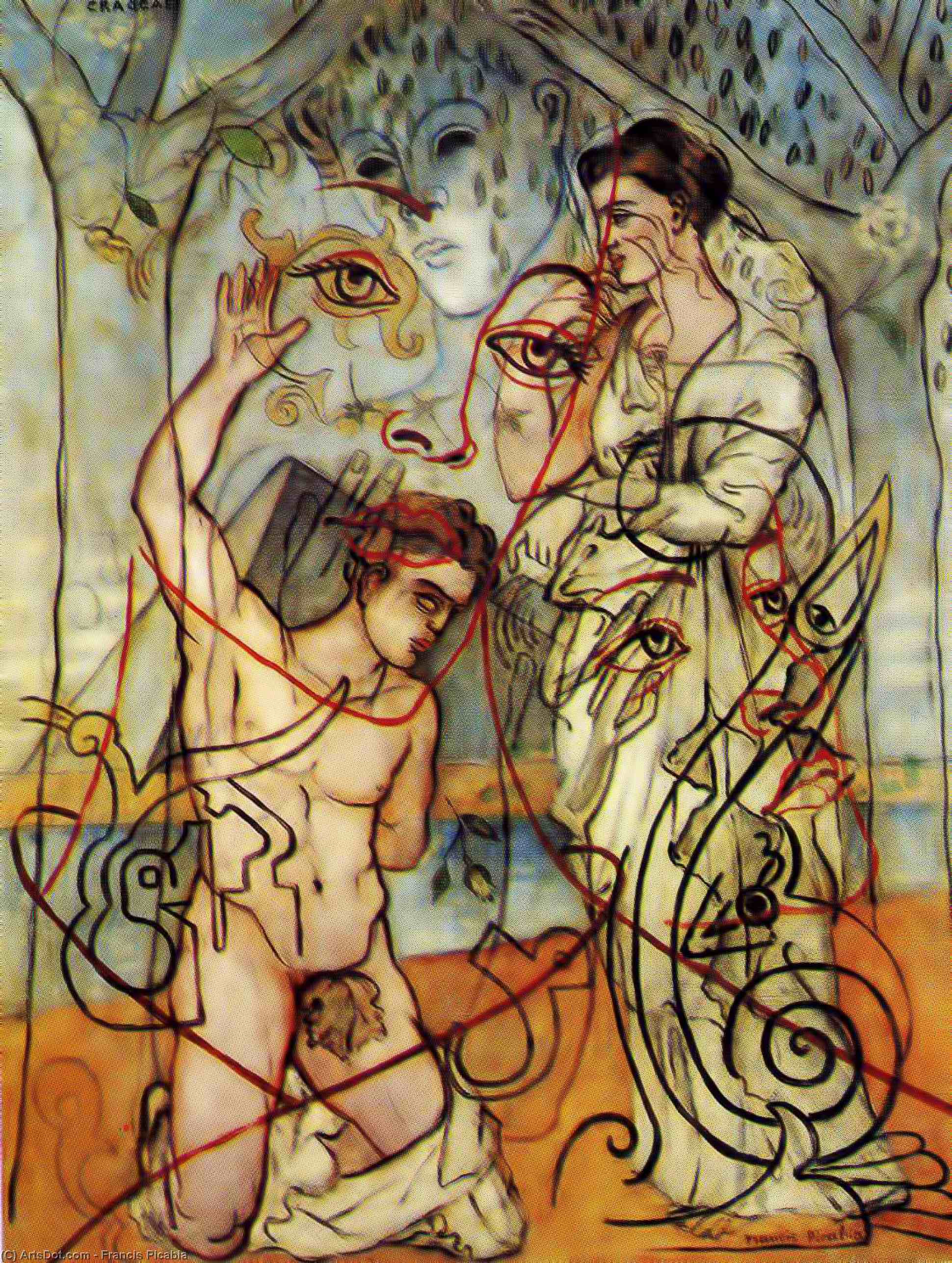 WikiOO.org - Енциклопедия за изящни изкуства - Живопис, Произведения на изкуството Francis Picabia - Craccae