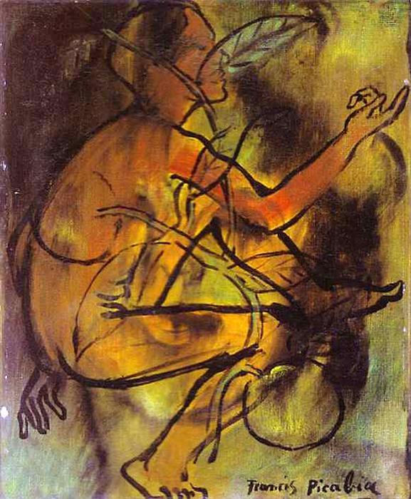 Wikioo.org - The Encyclopedia of Fine Arts - Painting, Artwork by Francis Picabia - Eve