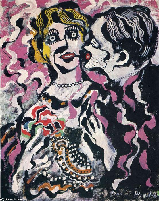 Wikioo.org - The Encyclopedia of Fine Arts - Painting, Artwork by Francis Picabia - Veglione, Cannes, 1924
