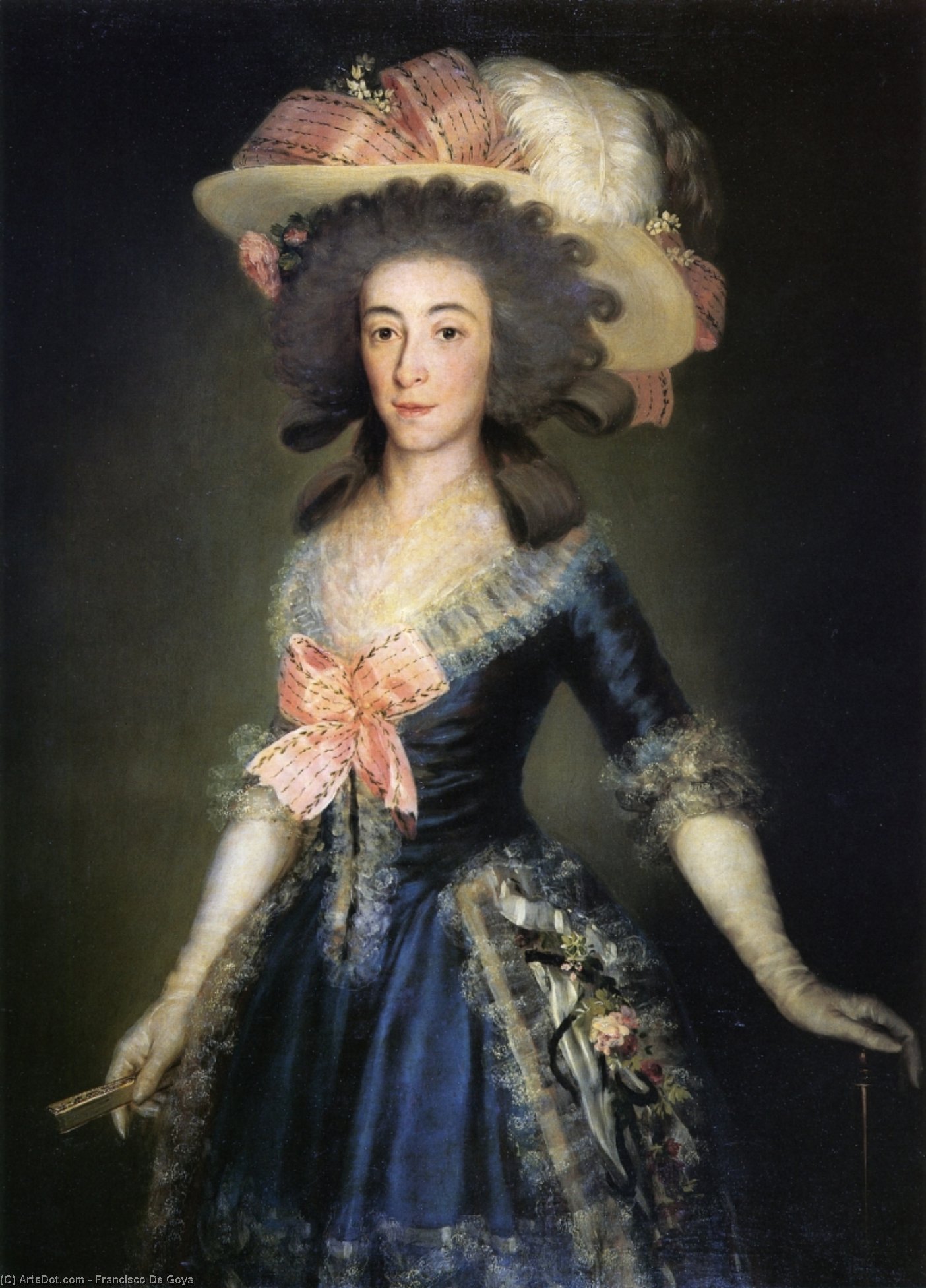 WikiOO.org - Енциклопедія образотворчого мистецтва - Живопис, Картини
 Francisco De Goya - Duchess Countess of Benavente