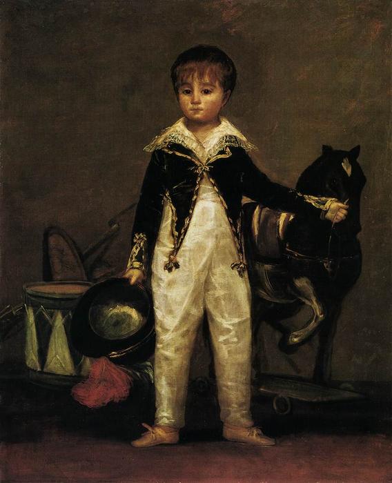 Wikioo.org - The Encyclopedia of Fine Arts - Painting, Artwork by Francisco De Goya - Pepito Costa and Bonells