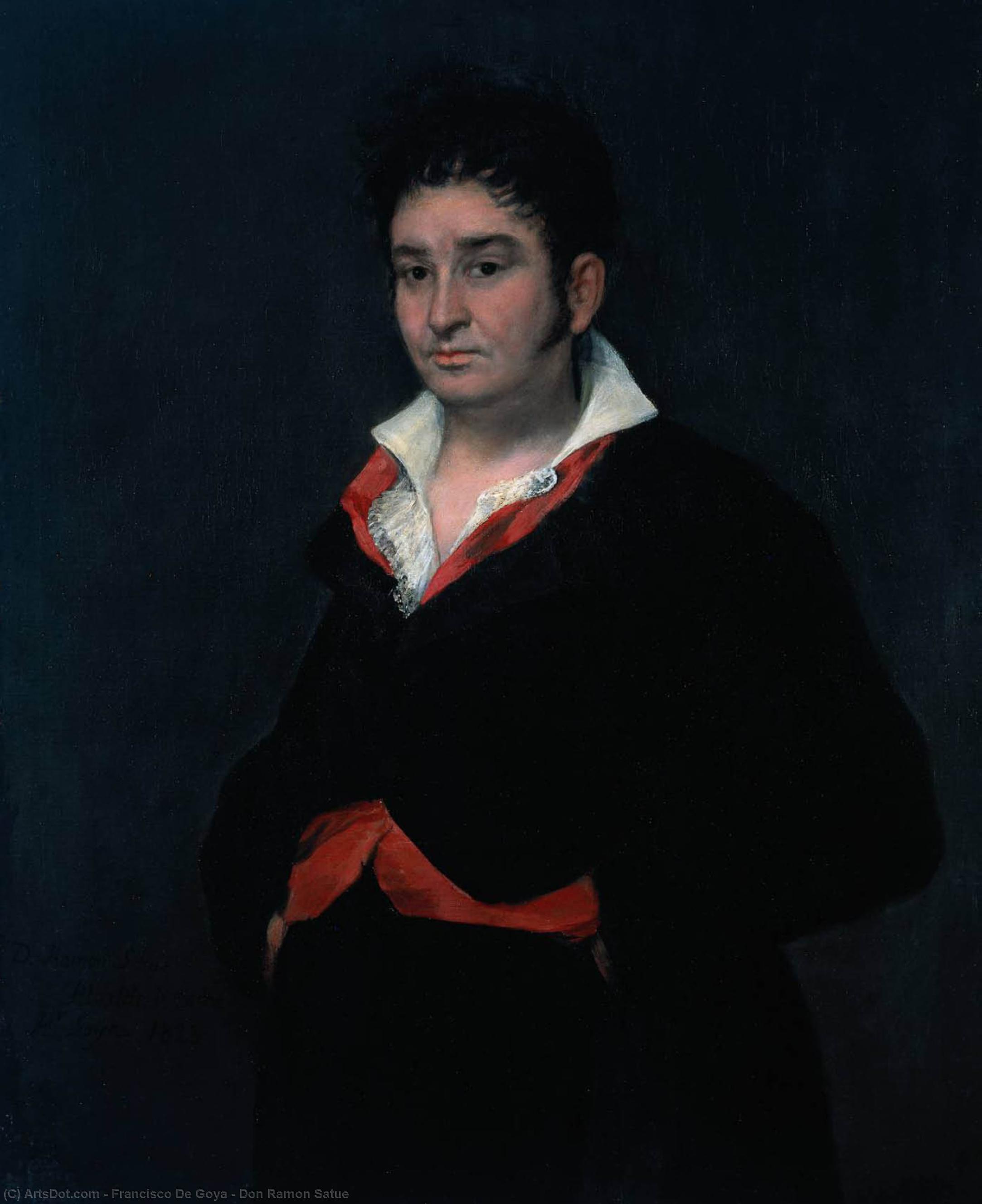 Wikioo.org - The Encyclopedia of Fine Arts - Painting, Artwork by Francisco De Goya - Don Ramon Satue