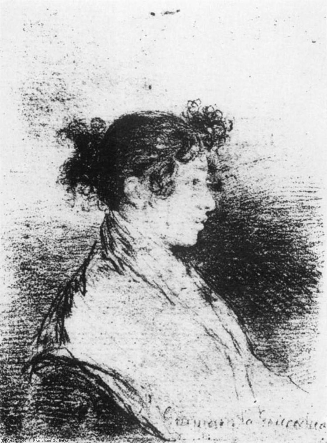 WikiOO.org - Енциклопедия за изящни изкуства - Живопис, Произведения на изкуството Francisco De Goya - Gumersinda Goicoechea, Goya's Daughter in Law