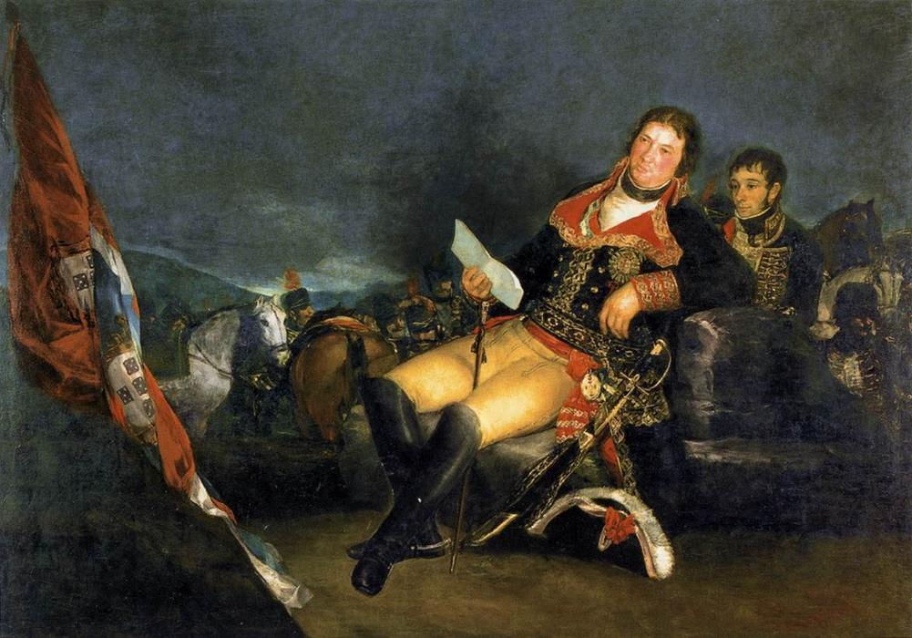 Wikoo.org - موسوعة الفنون الجميلة - اللوحة، العمل الفني Francisco De Goya - Manuel Godoy, Duke of Alcudia, 'Prince of Peace'