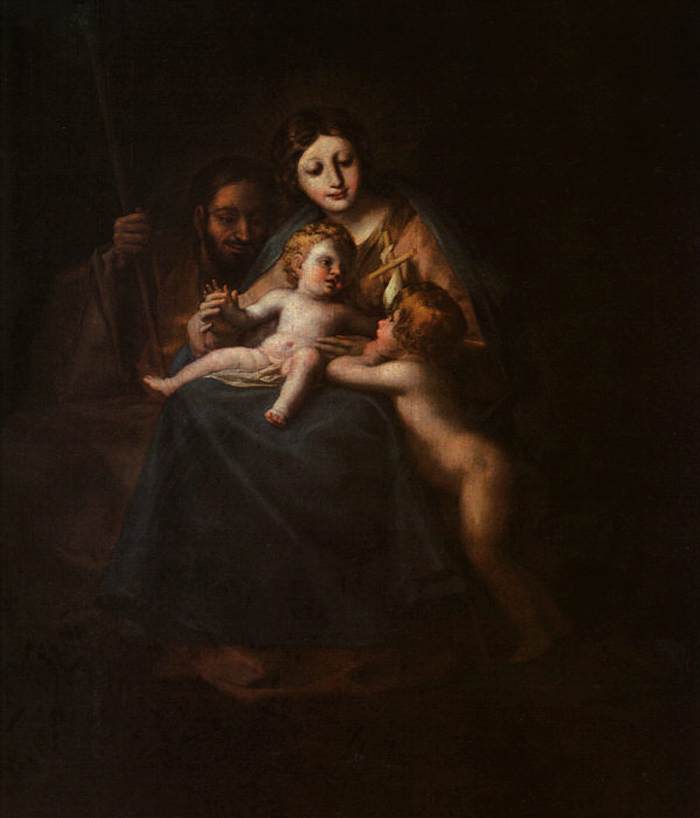 Wikioo.org – La Enciclopedia de las Bellas Artes - Pintura, Obras de arte de Francisco De Goya - el santo familia