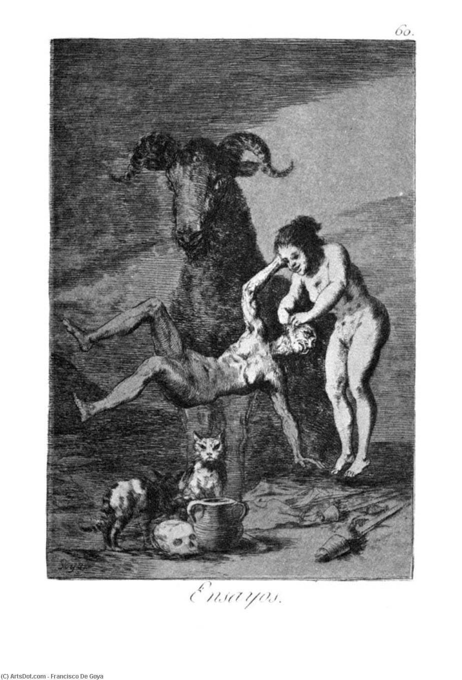WikiOO.org - Encyclopedia of Fine Arts - Lukisan, Artwork Francisco De Goya - Trials