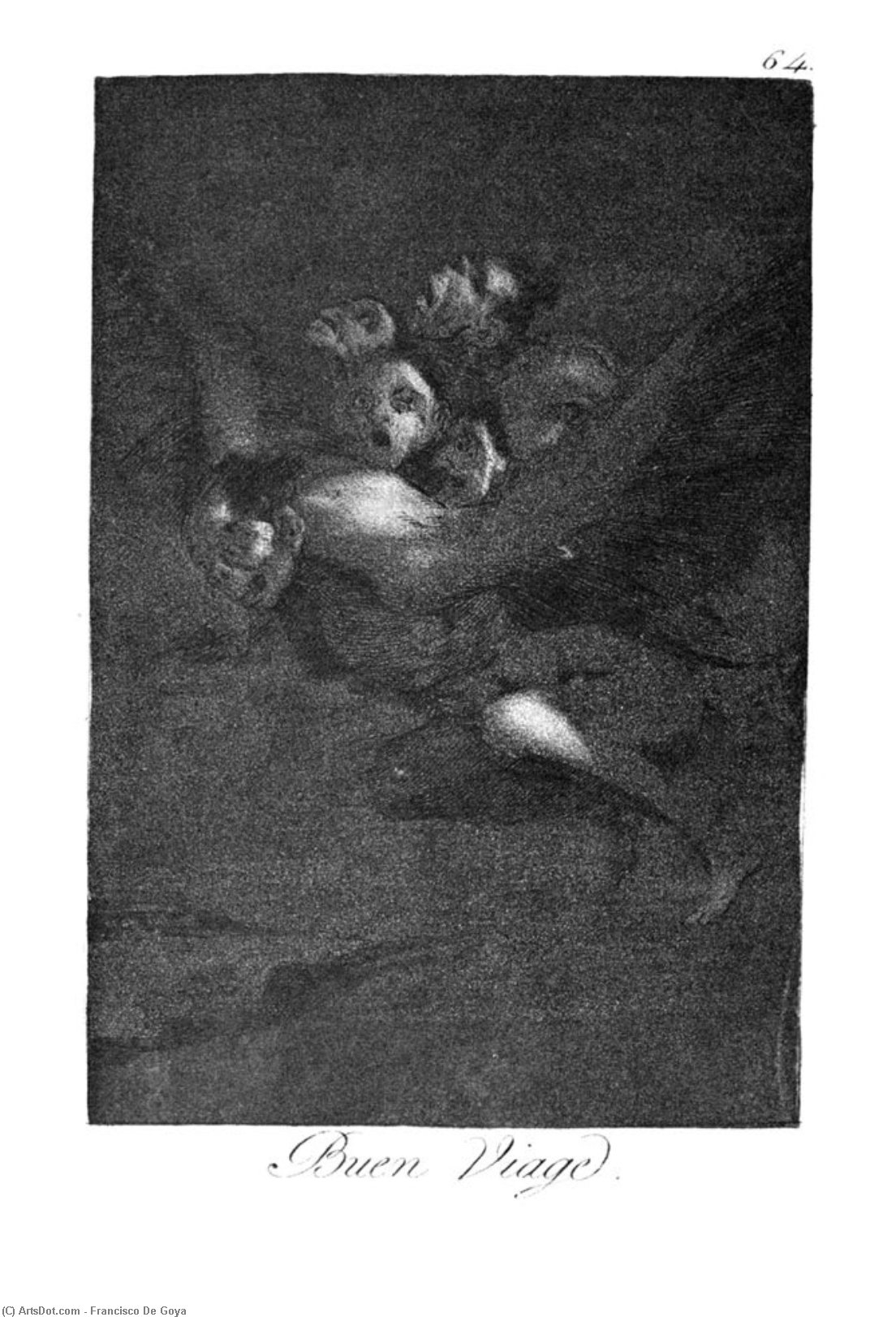 WikiOO.org - Encyclopedia of Fine Arts - Lukisan, Artwork Francisco De Goya - Farewell