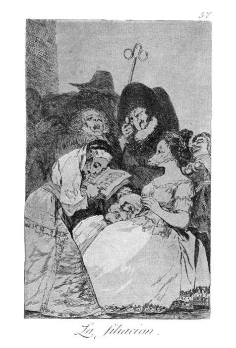Wikioo.org - สารานุกรมวิจิตรศิลป์ - จิตรกรรม Francisco De Goya - The lineage