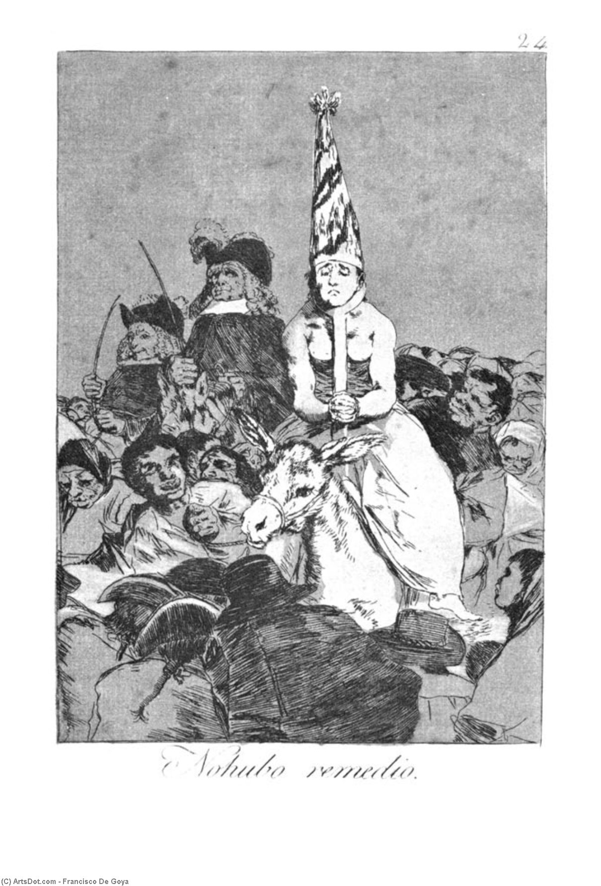 WikiOO.org - Енциклопедія образотворчого мистецтва - Живопис, Картини
 Francisco De Goya - There was no help