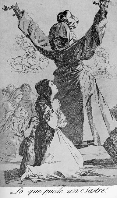 WikiOO.org - Güzel Sanatlar Ansiklopedisi - Resim, Resimler Francisco De Goya - What a Tailor can do!
