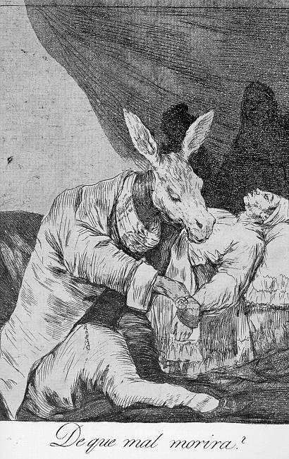 WikiOO.org - 百科事典 - 絵画、アートワーク Francisco De Goya - 彼は何を死にますか .