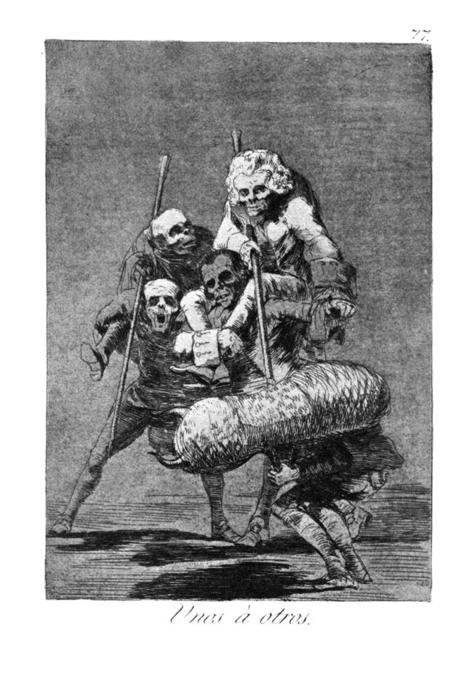 Wikioo.org - สารานุกรมวิจิตรศิลป์ - จิตรกรรม Francisco De Goya - One to anothers