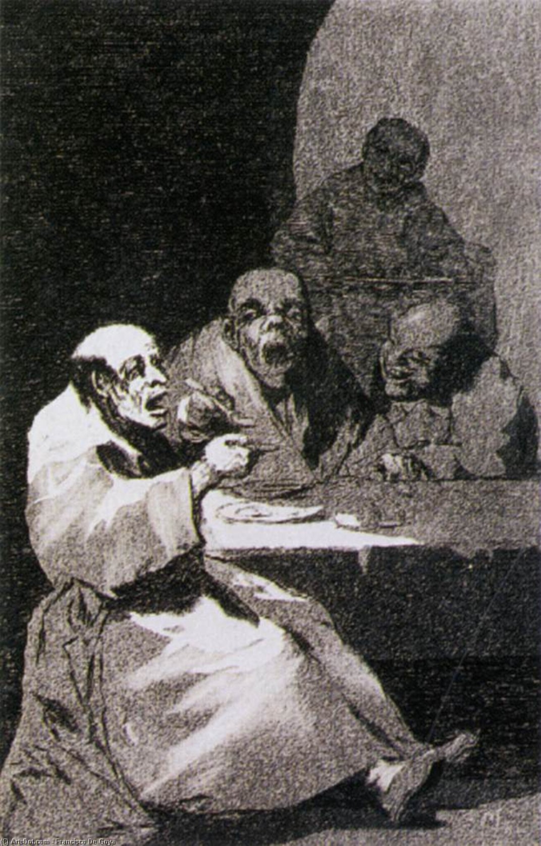 Wikioo.org - สารานุกรมวิจิตรศิลป์ - จิตรกรรม Francisco De Goya - They are hot