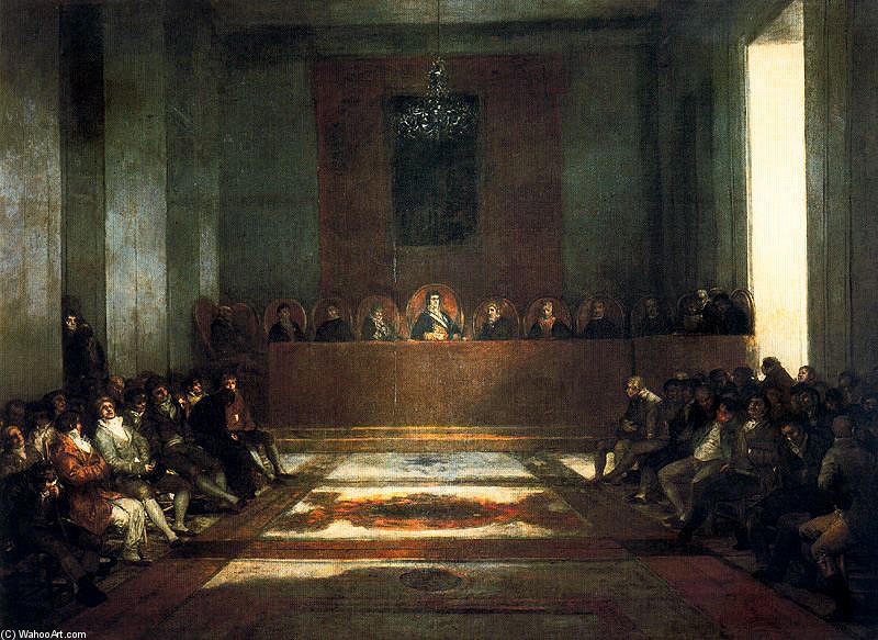 WikiOO.org - אנציקלופדיה לאמנויות יפות - ציור, יצירות אמנות Francisco De Goya - The Junta of the Philippines