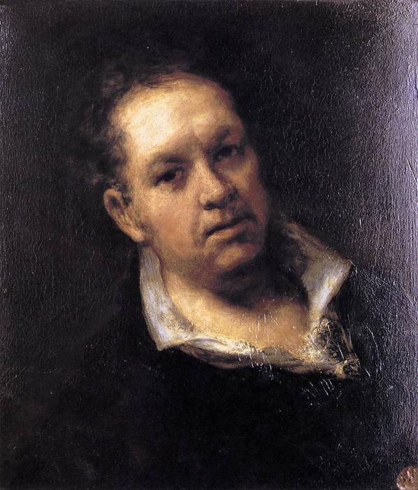 Wikioo.org - The Encyclopedia of Fine Arts - Painting, Artwork by Francisco De Goya - Self Portrait