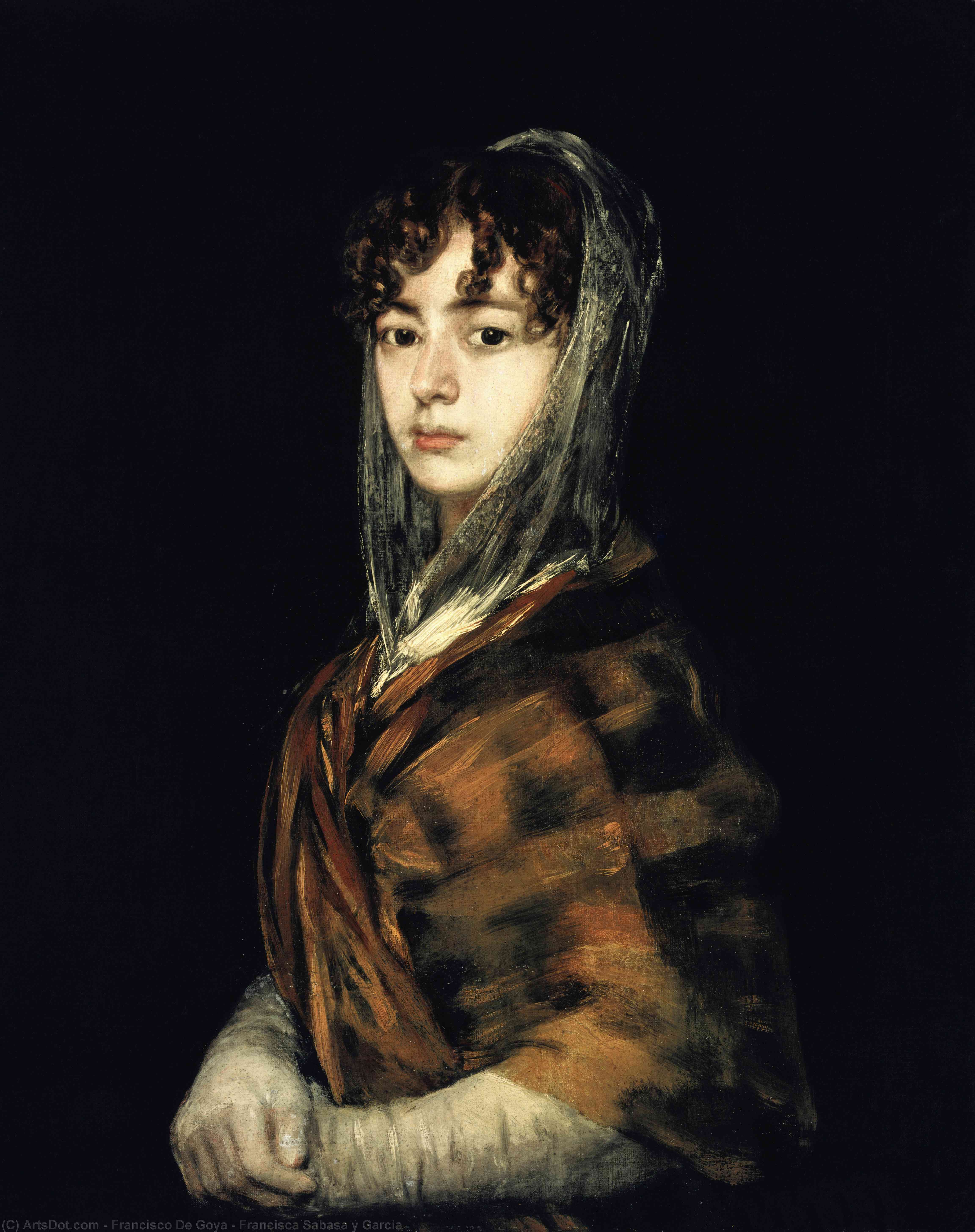 WikiOO.org - دایره المعارف هنرهای زیبا - نقاشی، آثار هنری Francisco De Goya - Francisca Sabasa y Garcia