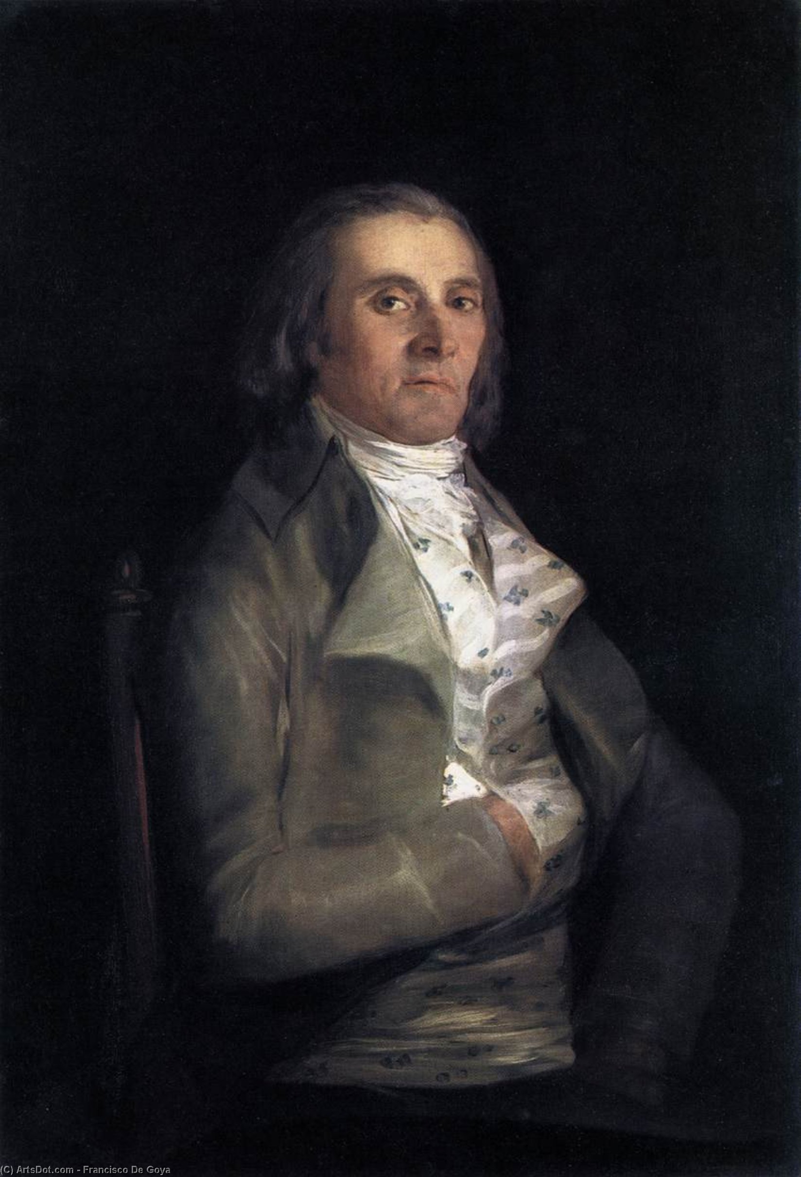 Wikioo.org - The Encyclopedia of Fine Arts - Painting, Artwork by Francisco De Goya - Don Andres del Peral