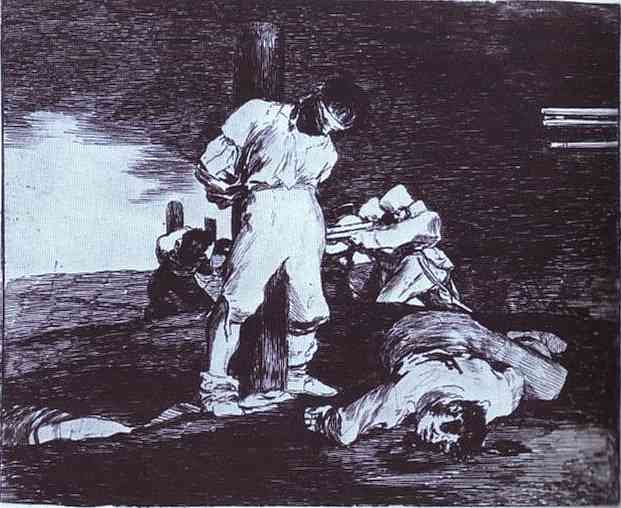 WikiOO.org - Encyclopedia of Fine Arts - Festés, Grafika Francisco De Goya - And It Cannot Be Changed
