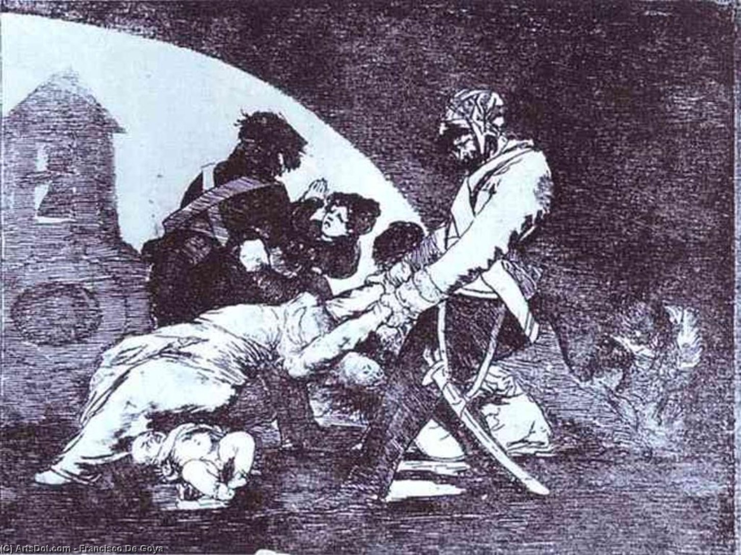 WikiOO.org - Güzel Sanatlar Ansiklopedisi - Resim, Resimler Francisco De Goya - Not For Those