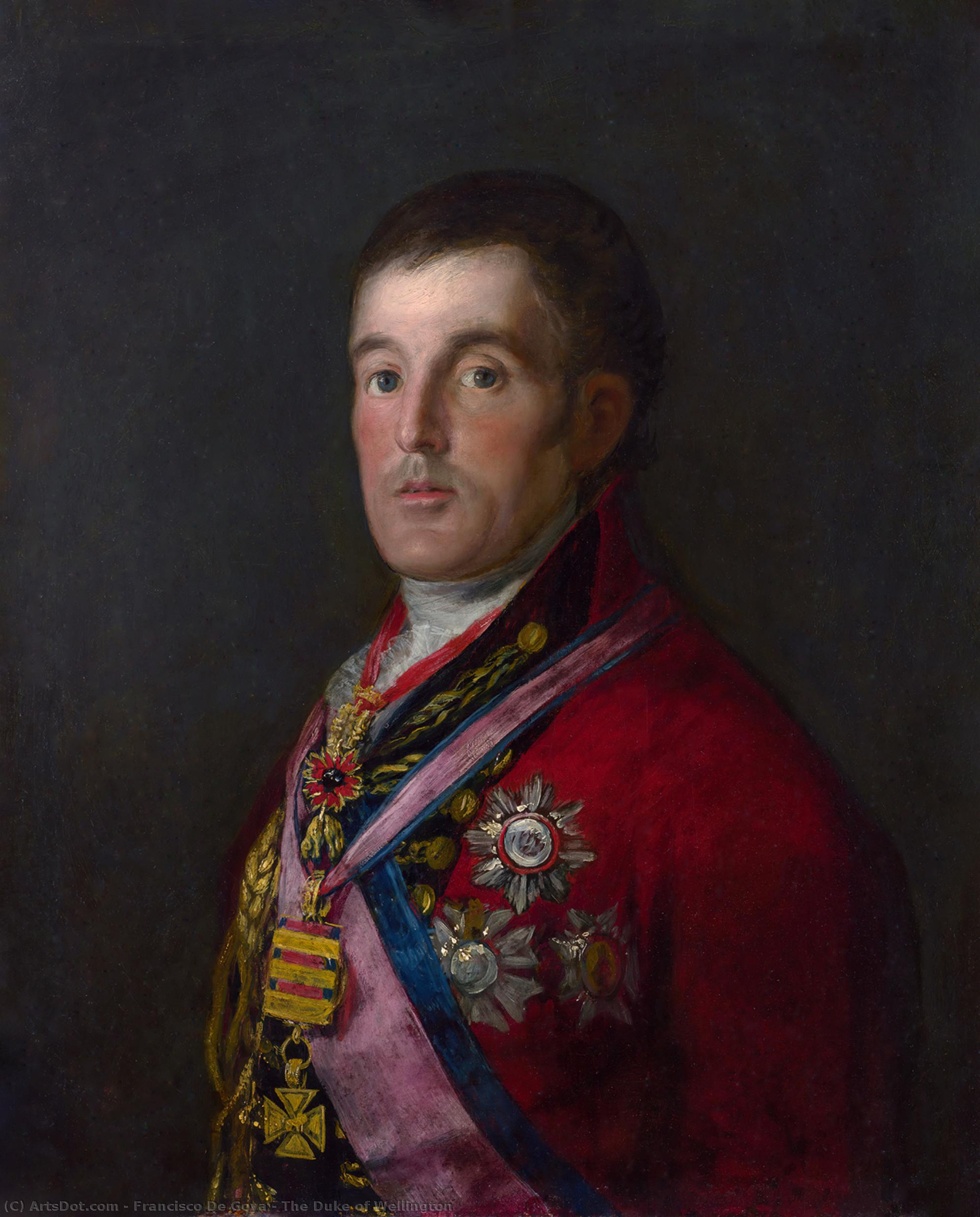 WikiOO.org - 백과 사전 - 회화, 삽화 Francisco De Goya - The Duke of Wellington