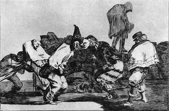 WikiOO.org - Encyclopedia of Fine Arts - Lukisan, Artwork Francisco De Goya - Absurdity of Carnival