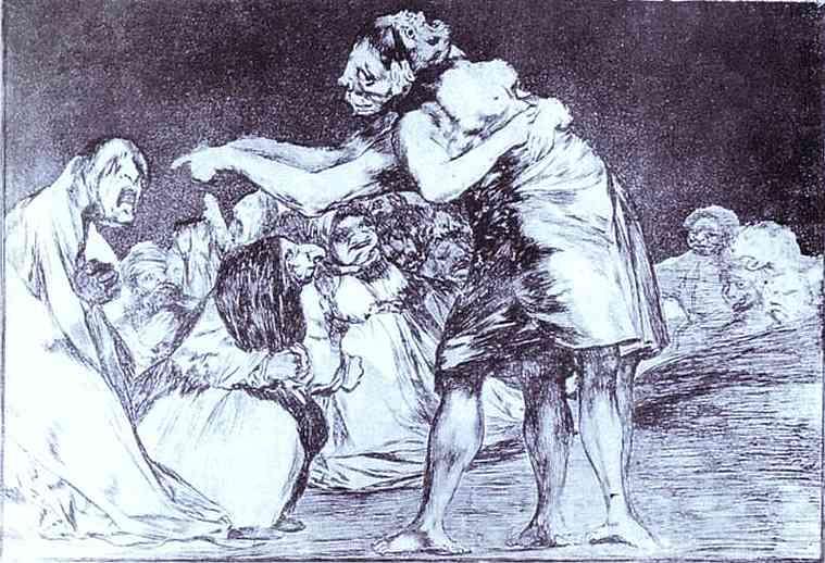 WikiOO.org - Encyclopedia of Fine Arts - Lukisan, Artwork Francisco De Goya - Disordered
