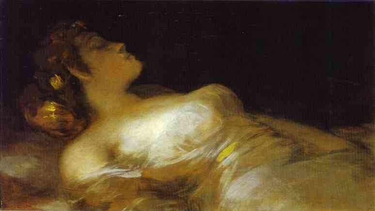 WikiOO.org – 美術百科全書 - 繪畫，作品 Francisco De Goya - 睡觉