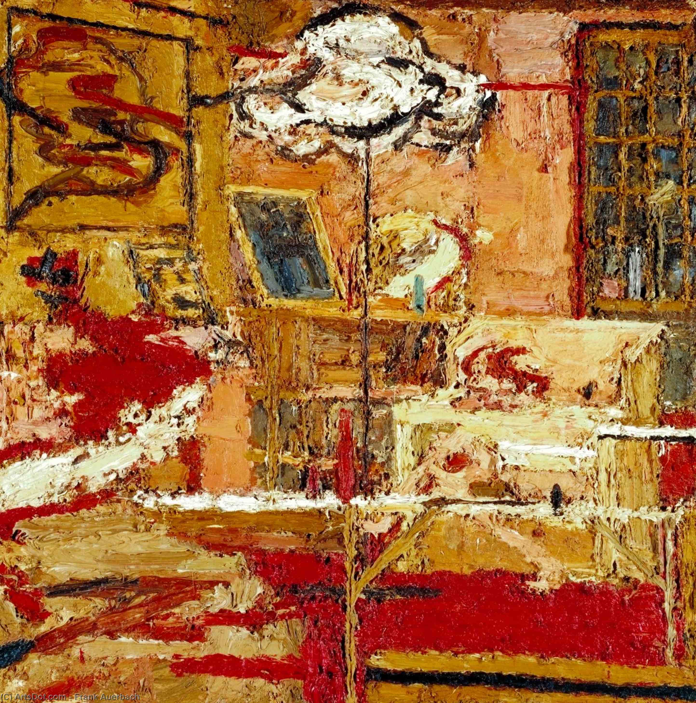 Wikoo.org - موسوعة الفنون الجميلة - اللوحة، العمل الفني Frank Helmuth Auerbach - The Sitting Room