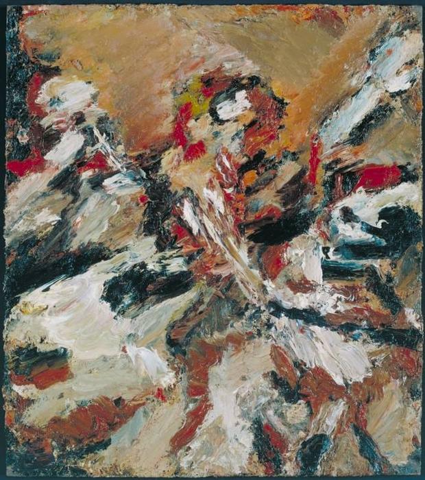 WikiOO.org - Encyclopedia of Fine Arts - Maleri, Artwork Frank Helmuth Auerbach - Study After Tician I