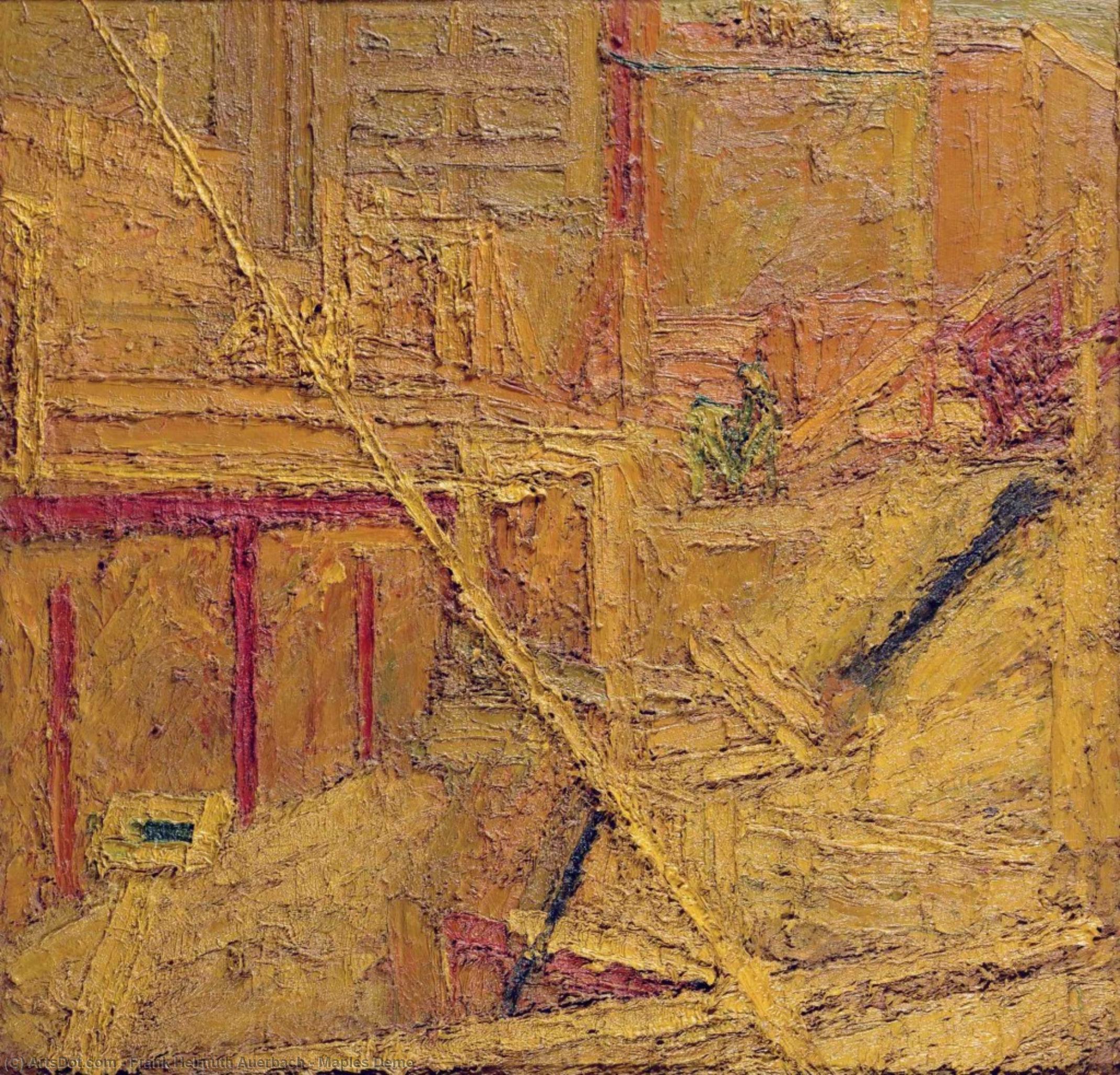 WikiOO.org - Encyclopedia of Fine Arts - Maleri, Artwork Frank Helmuth Auerbach - Maples Demo