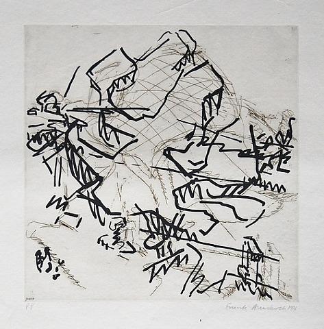 WikiOO.org - Enciklopedija likovnih umjetnosti - Slikarstvo, umjetnička djela Frank Helmuth Auerbach - Tree in Tretire II