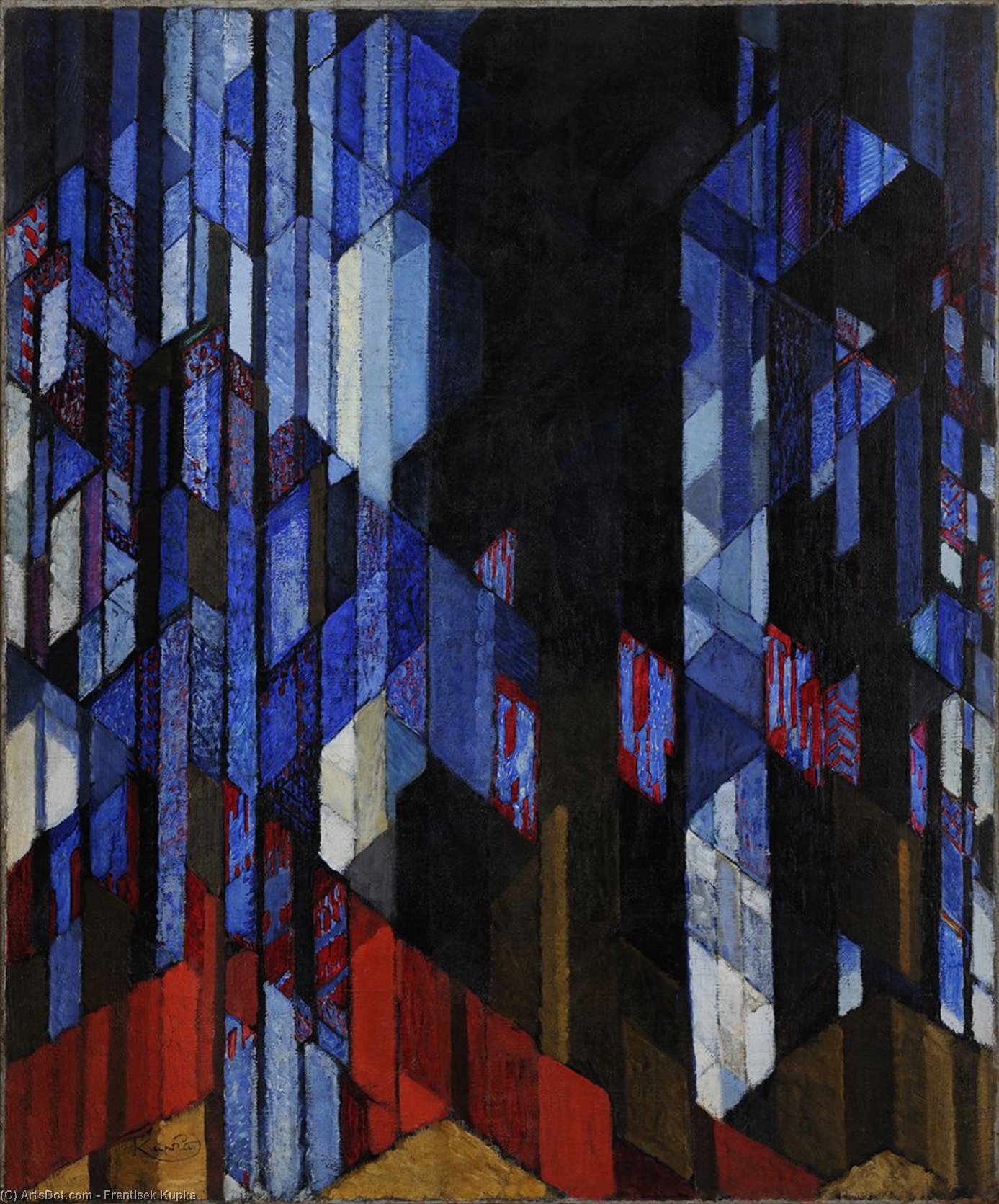 Wikioo.org - The Encyclopedia of Fine Arts - Painting, Artwork by Frantisek Kupka - Cathedral