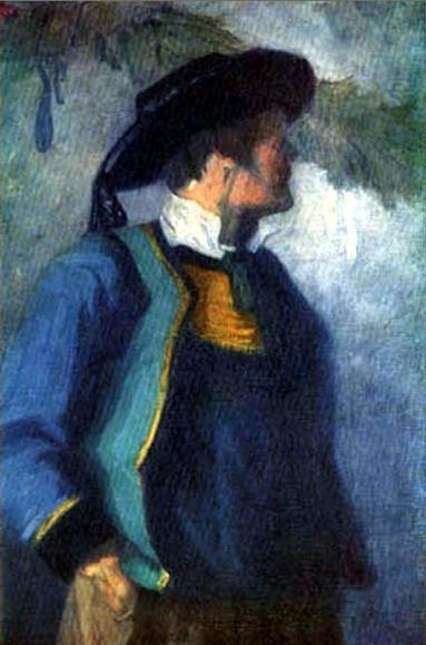 Wikioo.org – L'Encyclopédie des Beaux Arts - Peinture, Oeuvre de Franz Marc - autoportrait