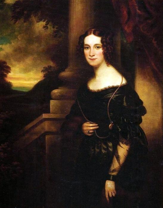 Wikioo.org - สารานุกรมวิจิตรศิลป์ - จิตรกรรม Franz Xaver Winterhalter - Portrait of Amélie of Leuchtenberg