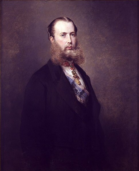Wikioo.org – La Enciclopedia de las Bellas Artes - Pintura, Obras de arte de Franz Xaver Winterhalter - Maximiliano