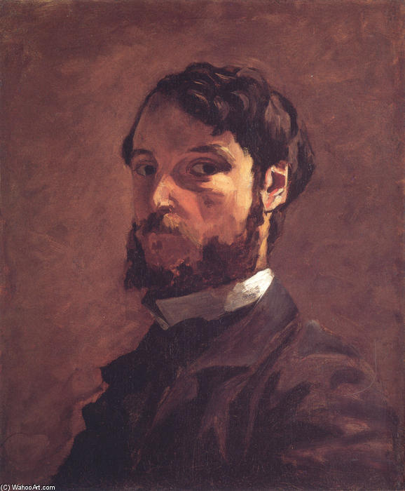 WikiOO.org - Encyclopedia of Fine Arts - Schilderen, Artwork Jean Frederic Bazille - Self-Portrait