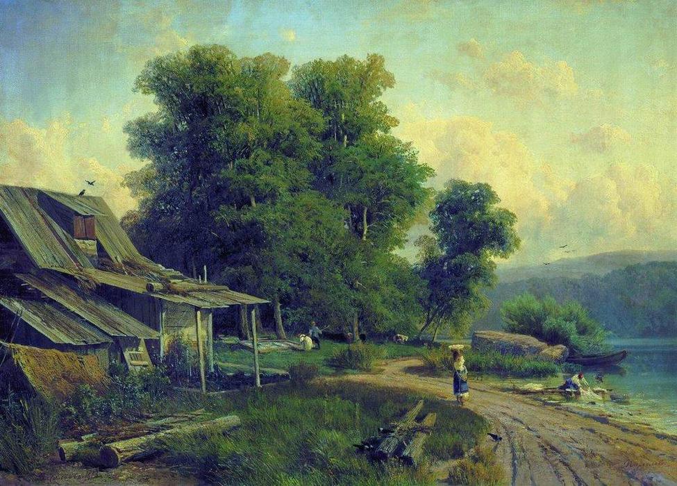 WikiOO.org - Encyclopedia of Fine Arts - Malba, Artwork Fyodor Alexandrovich Vasilyev - Landscape. Pargolovo