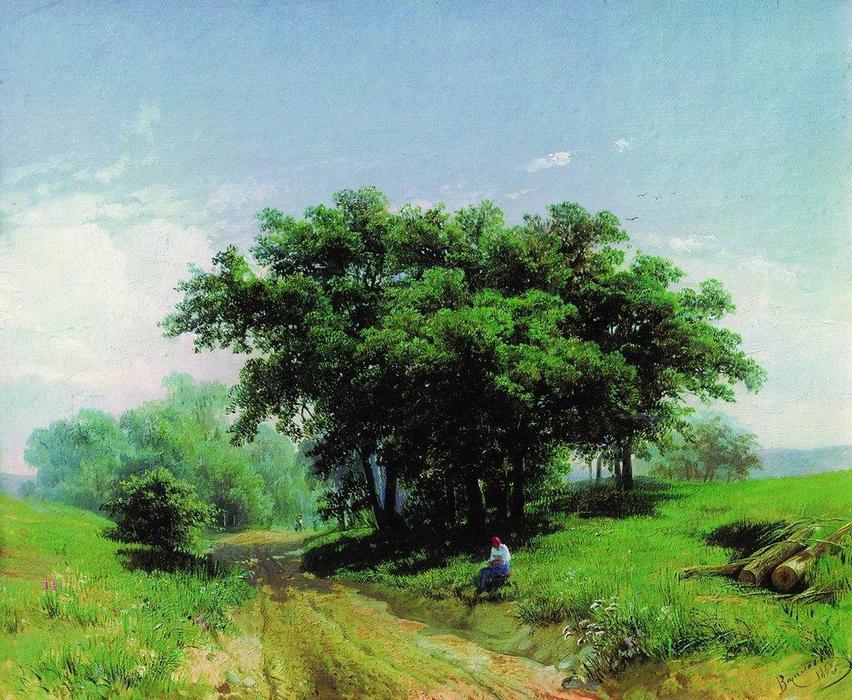Wikioo.org – L'Encyclopédie des Beaux Arts - Peinture, Oeuvre de Fyodor Alexandrovich Vasilyev - été chaud les jours