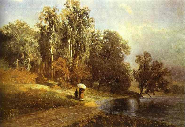 Wikioo.org - The Encyclopedia of Fine Arts - Painting, Artwork by Fyodor Alexandrovich Vasilyev - River in Krasnoye Selo