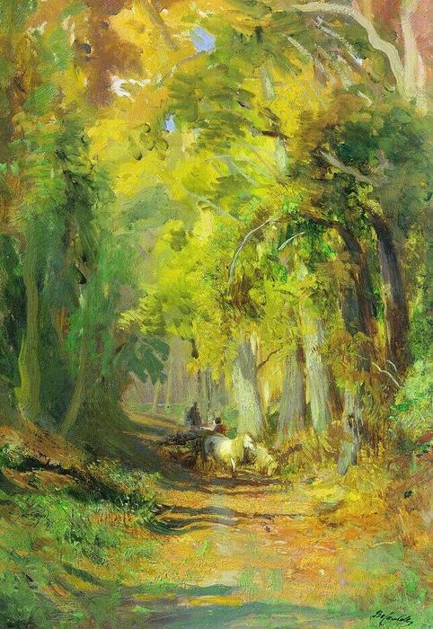 Wikioo.org - The Encyclopedia of Fine Arts - Painting, Artwork by Fyodor Alexandrovich Vasilyev - Autumn Forest