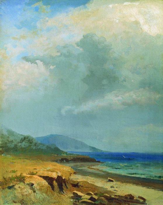 Wikioo.org - The Encyclopedia of Fine Arts - Painting, Artwork by Fyodor Alexandrovich Vasilyev - Landscape. Crimea