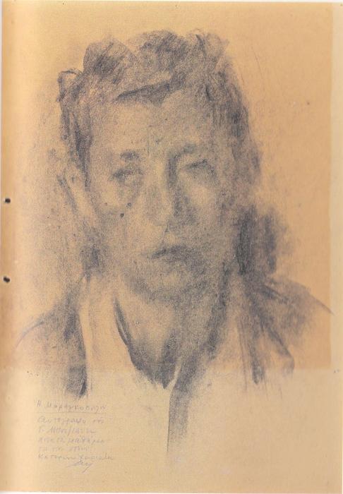 WikiOO.org - Enciclopédia das Belas Artes - Pintura, Arte por George Bouzianis - Portrait