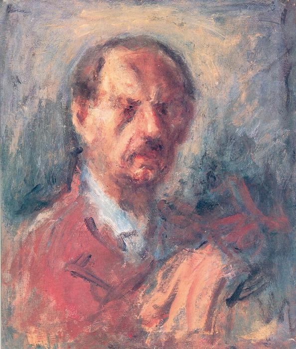 WikiOO.org - 백과 사전 - 회화, 삽화 George Bouzianis - Self Portrait