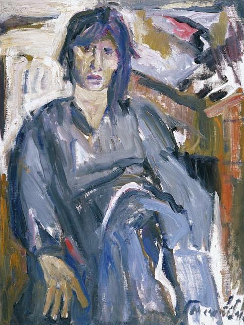 WikiOO.org - Encyclopedia of Fine Arts - Maalaus, taideteos George Mavroides - Portrait of Nina