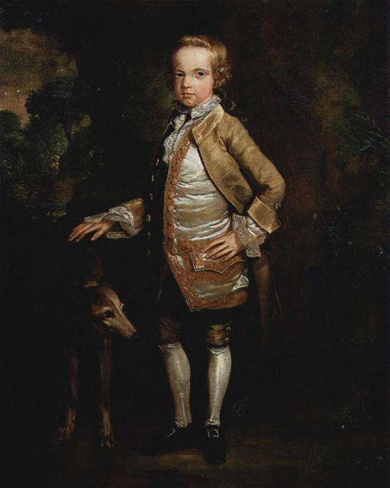 Wikioo.org - The Encyclopedia of Fine Arts - Painting, Artwork by George Stubbs - Portrait of John Nelthorpe as a child