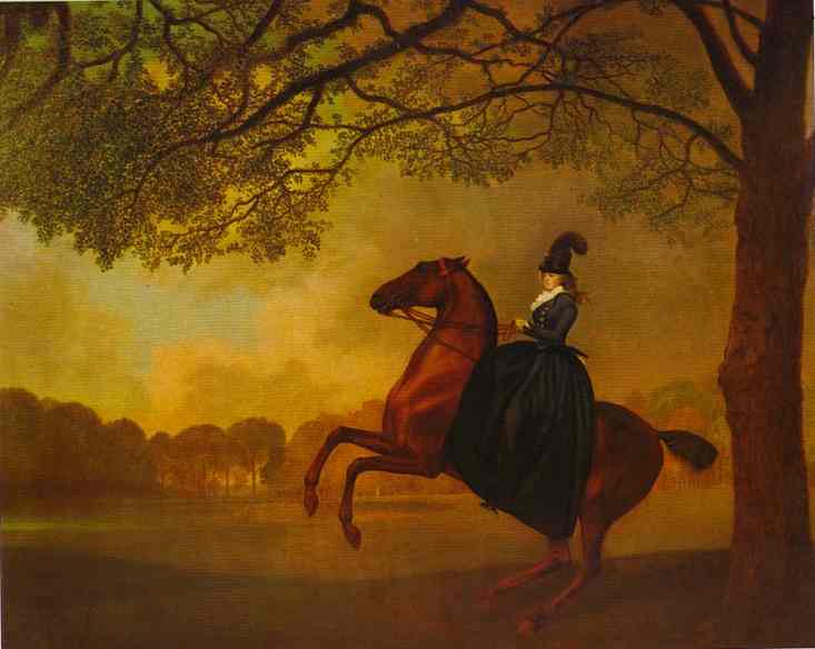 Wikioo.org - The Encyclopedia of Fine Arts - Painting, Artwork by George Stubbs - Laetitia, Lady Lade