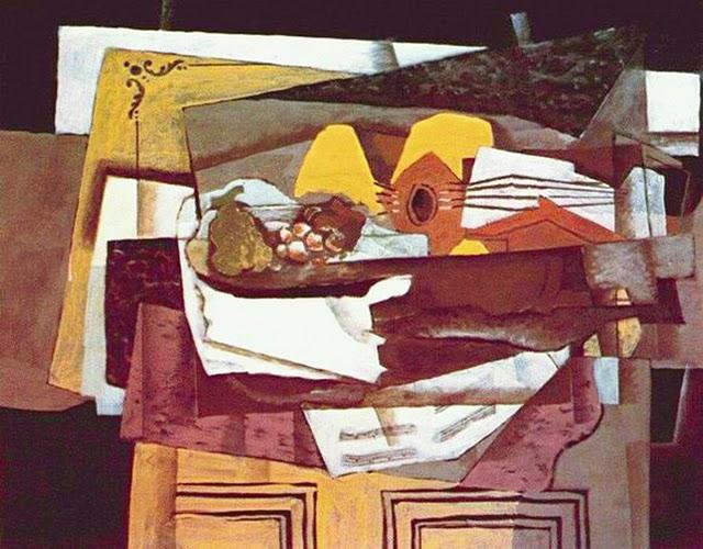 WikiOO.org - Encyclopedia of Fine Arts - Maleri, Artwork Georges Braque - The Sideboard
