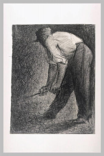 WikiOO.org - Enciklopedija dailės - Tapyba, meno kuriniai Georges Pierre Seurat - Stone crusher